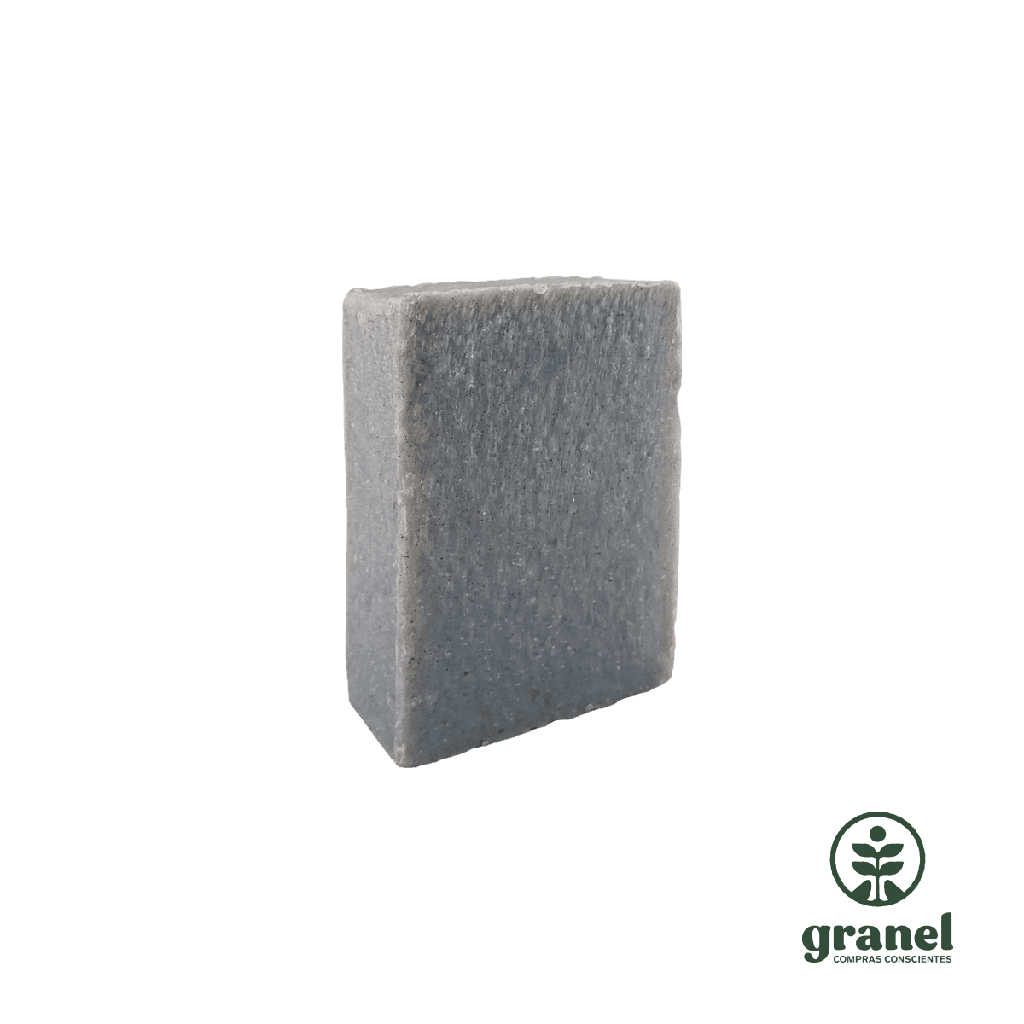 [10197] Jabón de coco puro y carbón activado 100% vegetal en barra 80grs