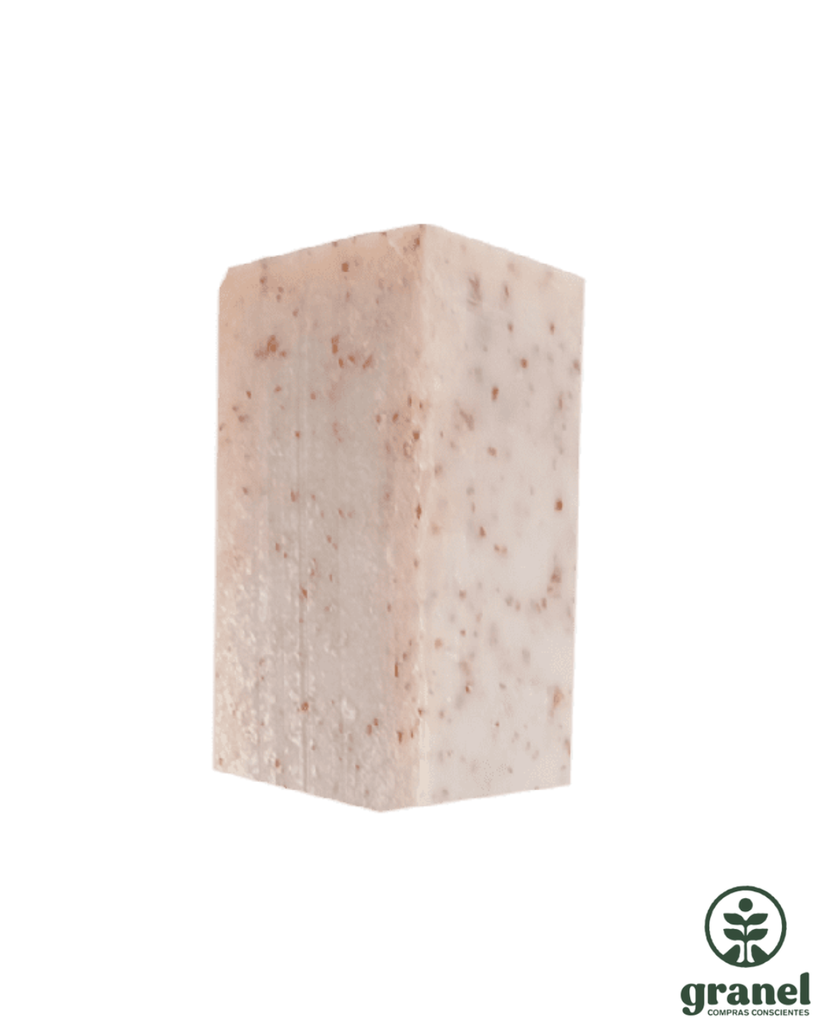 Jabón de coco puro y salvado 100% vegetal en barra 80g