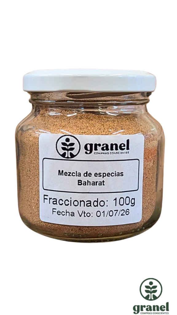 Mezcla de especias Baharat 100g en frasco de vidrio