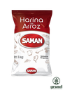 Harina de arroz blanco Saman 1kg