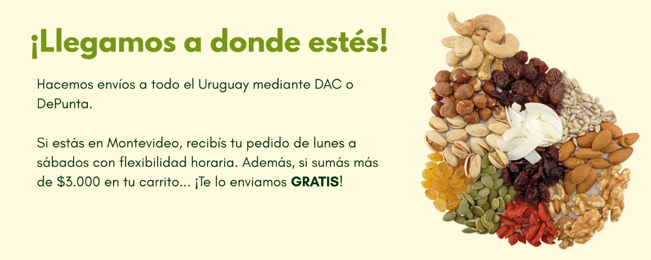 Envíos a todo Uruguay y Pick Up