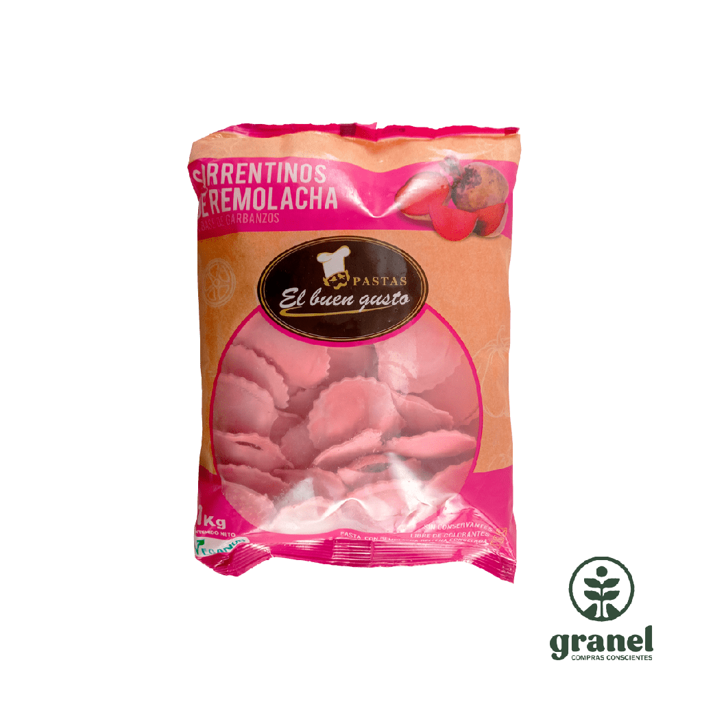 Sorrentinos de remolacha congelados El buen gusto 1kg