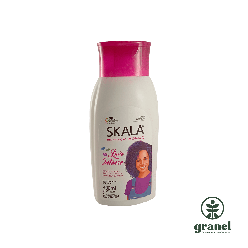 Crema corporal hidratante love intense Skala 400 ml