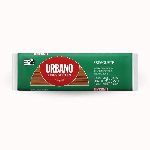 Fideos de arroz integral spaghetti sin gluten Urbano 500g