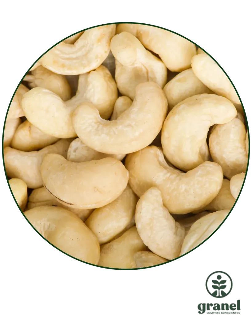 Castañas de cajú enteras crudas sin sal 500g