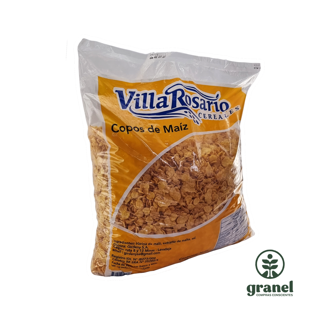 Copos de maíz naturales de producción nacional 3kg