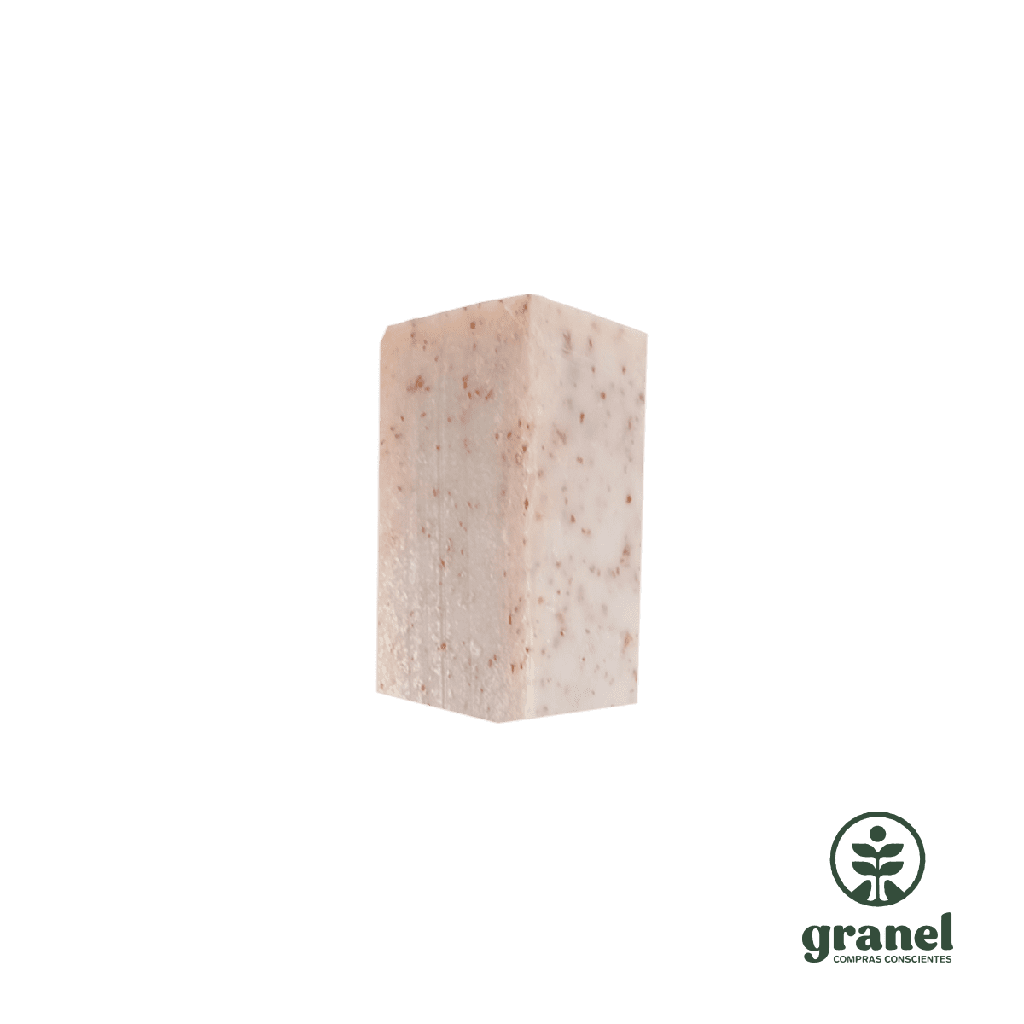 Jabón de coco puro y salvado 100% vegetal en barra 100g