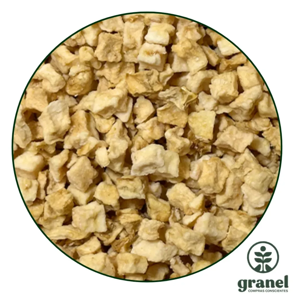 Manzana en cubos deshidratada 100g