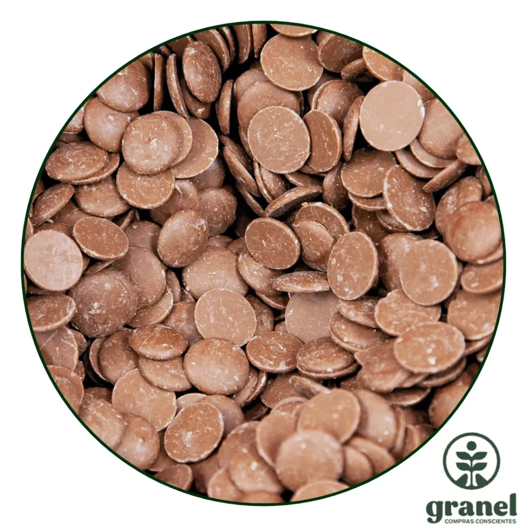 Medallones de chocolate semi amargo 54% Belcolade 100g