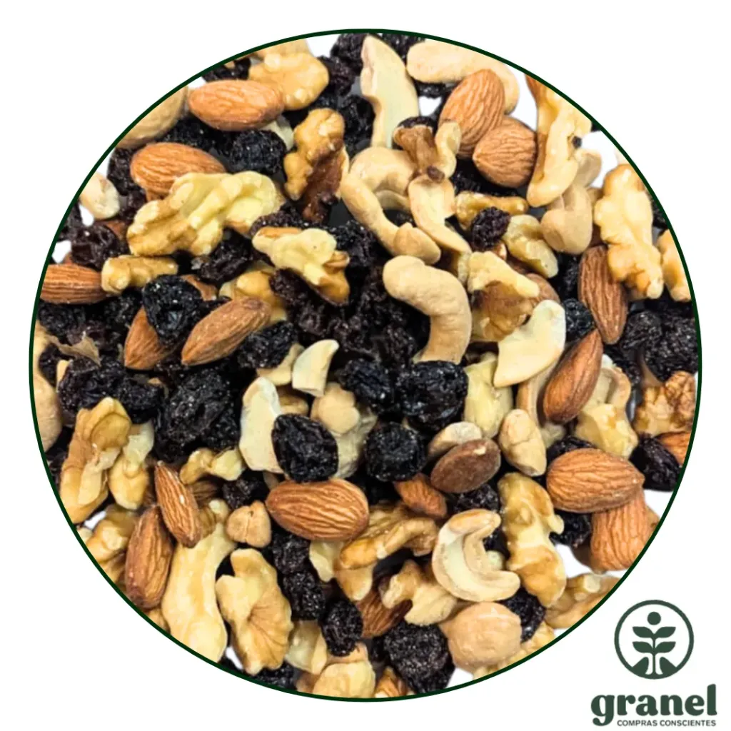 Mix frutos secos clásico con pasas 250g
