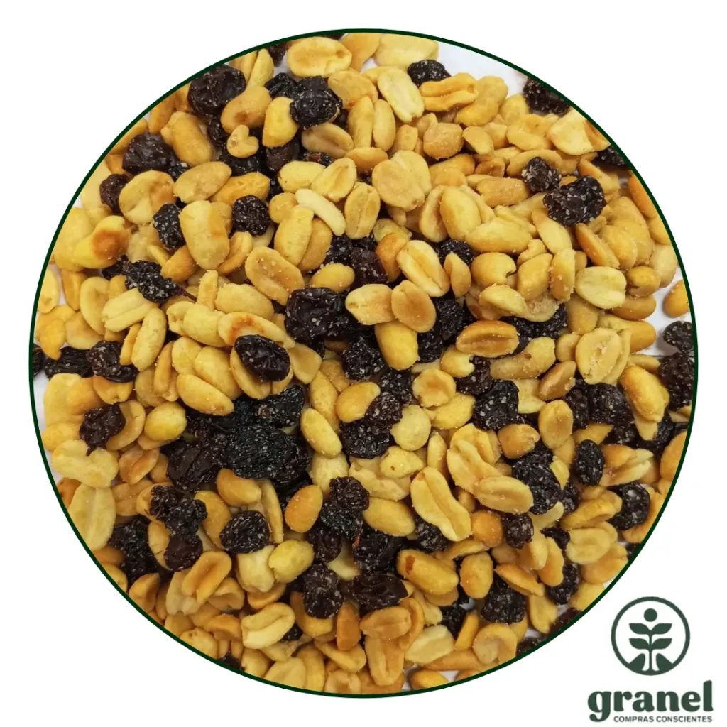 Mix maní con pasas 5kg