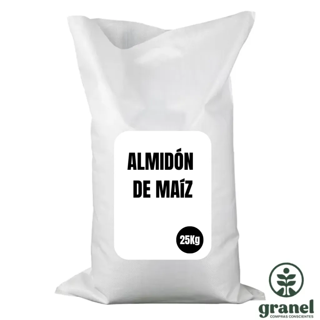 [10731] [Por encargue, plazo hasta 7 días] Fécula almidón de maíz no transgénico certificado. Bolsa de 25kg