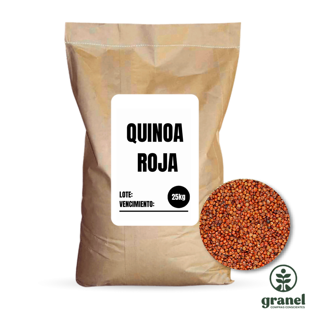 [Por encargue, plazo hasta 7 días] Quinoa roja. Bolsa 25kg