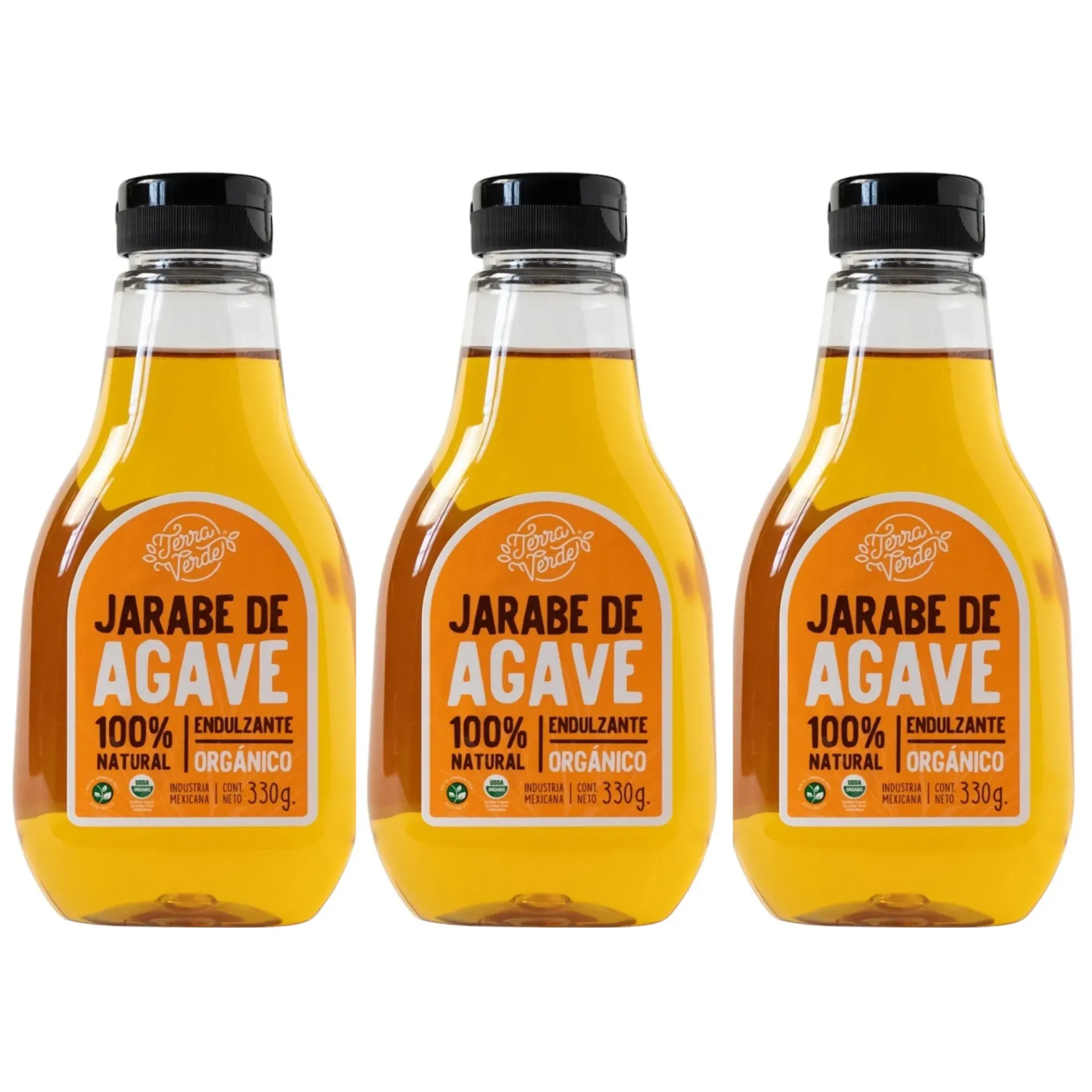 [1254] Pack X3 Jarabe de agave orgánico Terra Verde 660gr