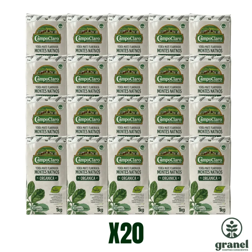 [1547] [Por encargue, plazo hasta 7 días] Yerba montes nativos Campo Claro 1kg. Funda 20Kg