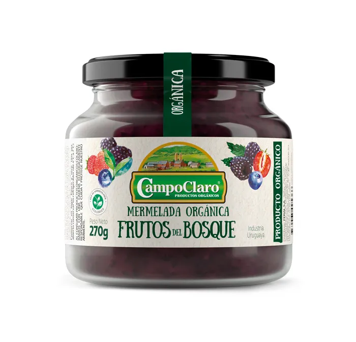 [2569] Mermelada de frutos del bosque orgánica Campo Claro 270g
