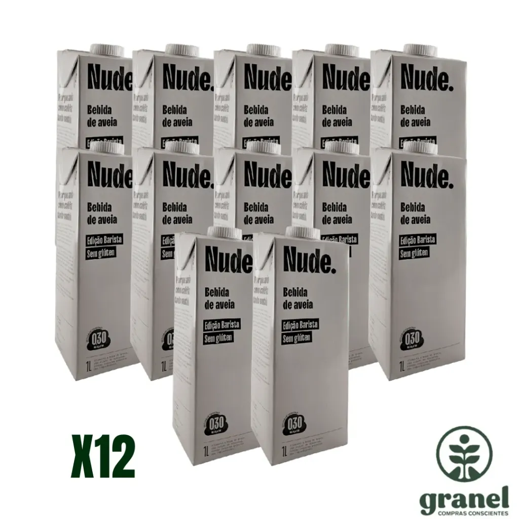 [Por encargue, plazo hasta 7 días] Leche de avena barista Nude 1L. Caja 12 unidades