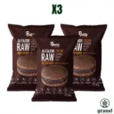 Pack X3 Alfajor Raw Activado de Cacao 45g Rawy