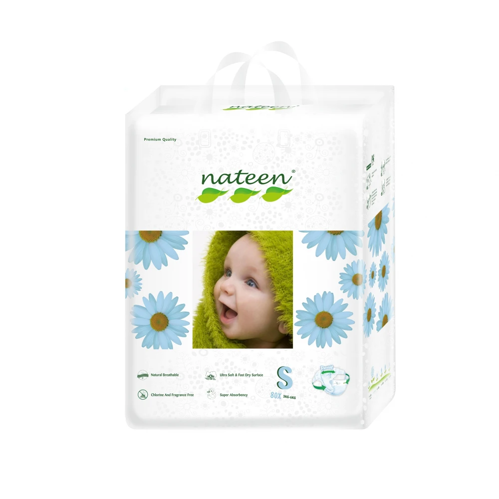 [9810] Pañales de Bebé Nateen Premium Paquetón 72U (NB)