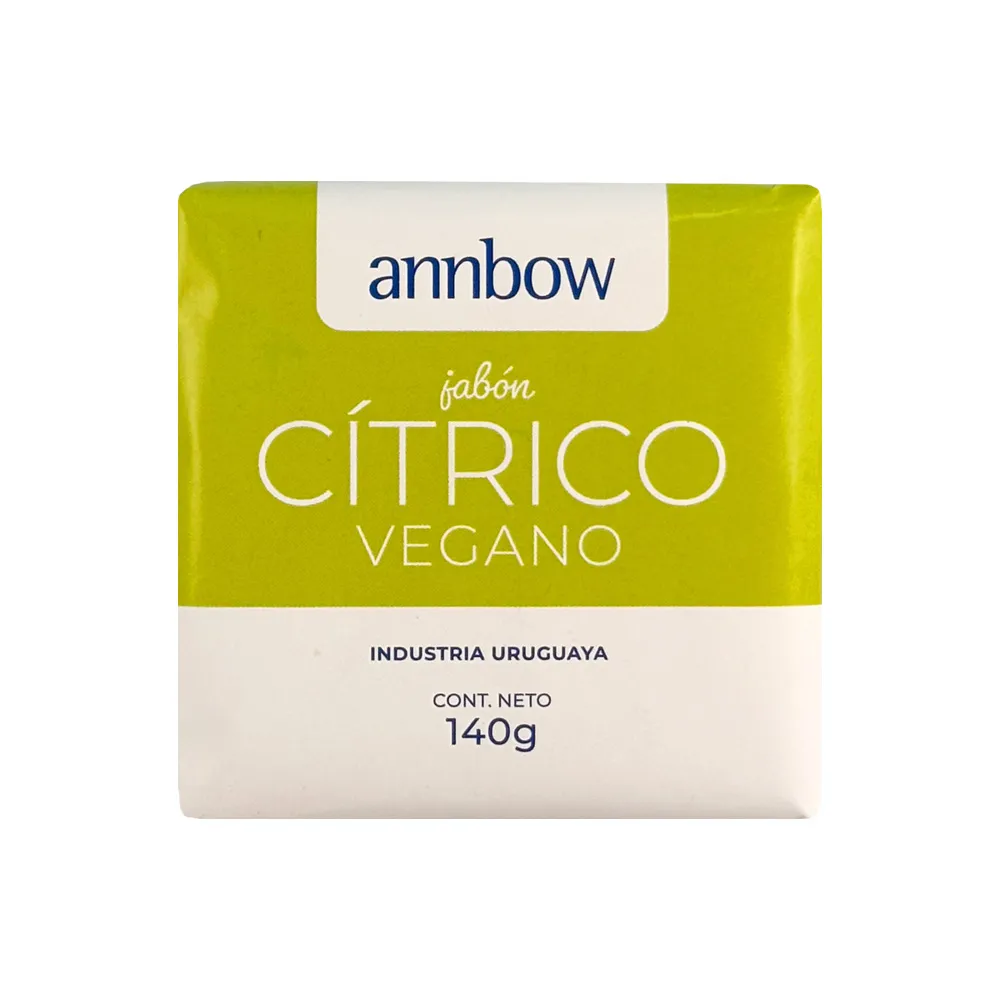Jabón vegano cítrico Annbow 140g