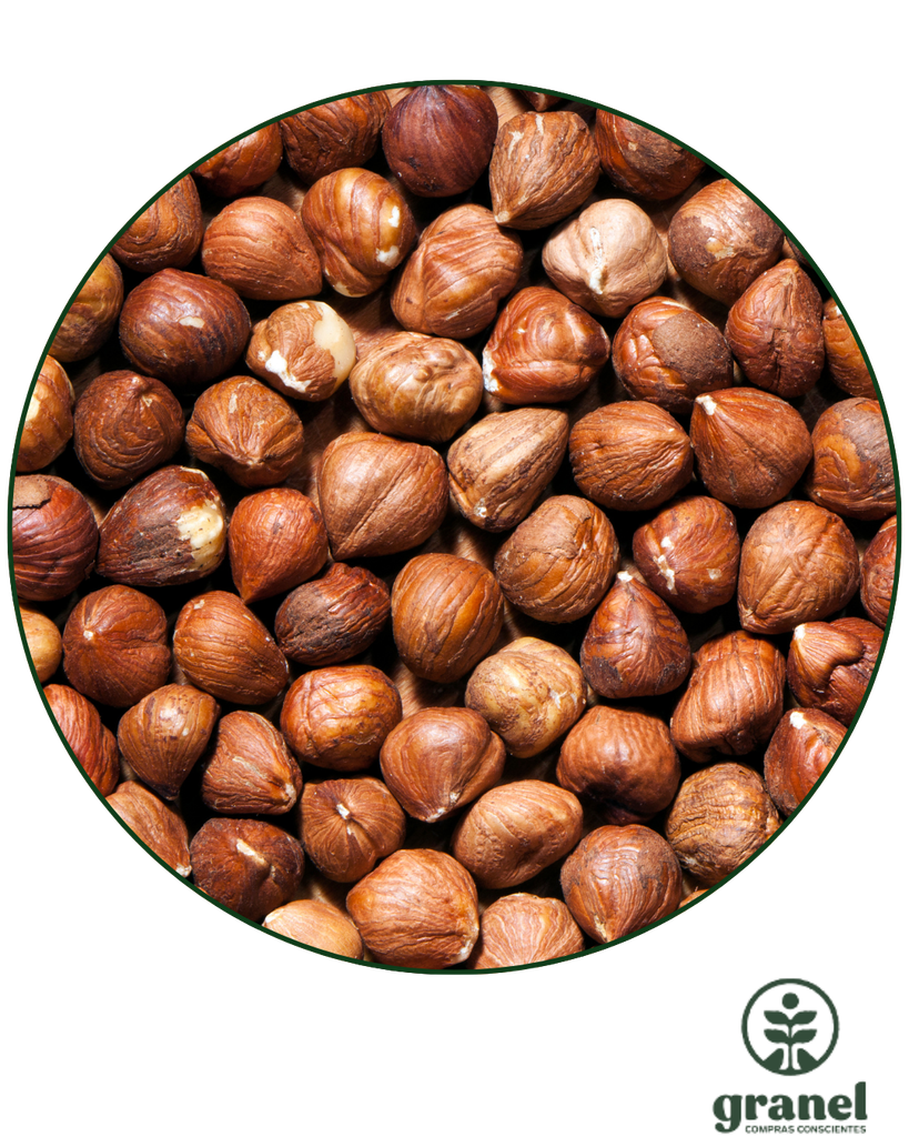 Avellanas enteras crudas peladas sin sal 500g