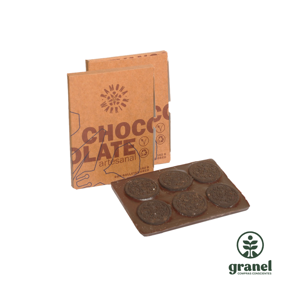 Chocolate semi amargo con oreo Ramona Warrior 160g