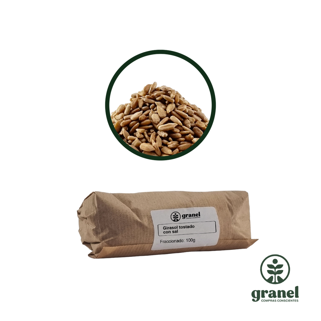 Girasol tostado con sal 100g