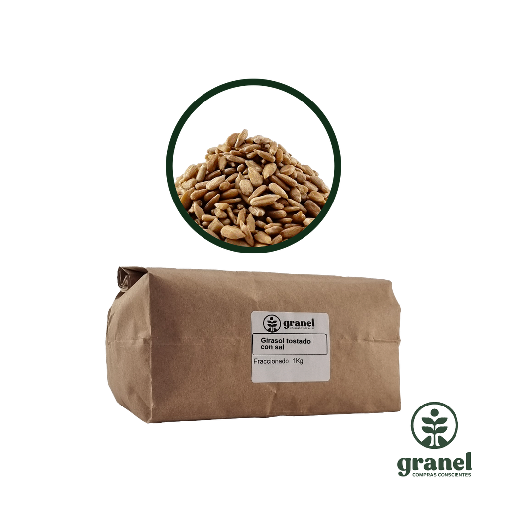 Girasol tostado con sal 1kg