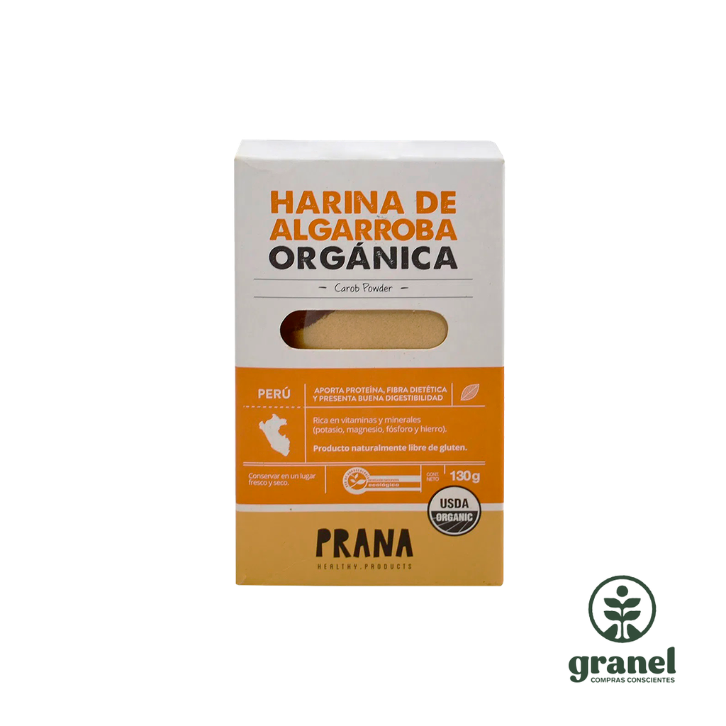 Harina de algarrobo orgánico Prana 130g