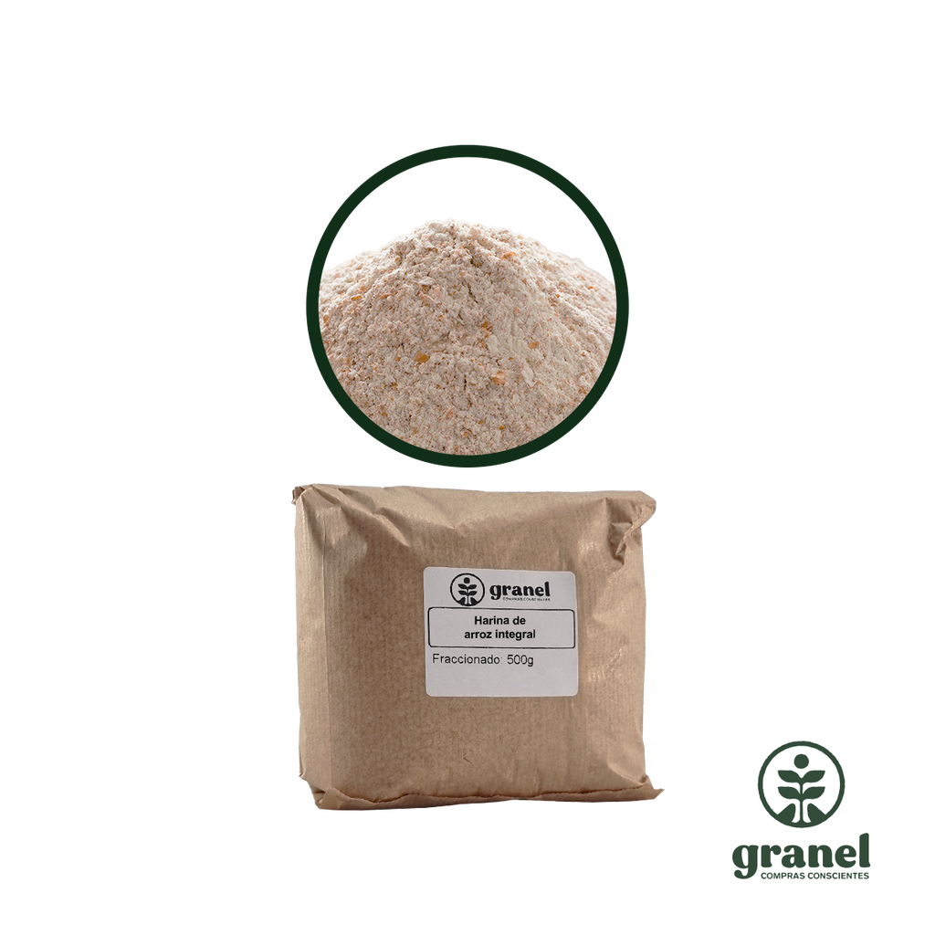 Harina de arroz integral 500g