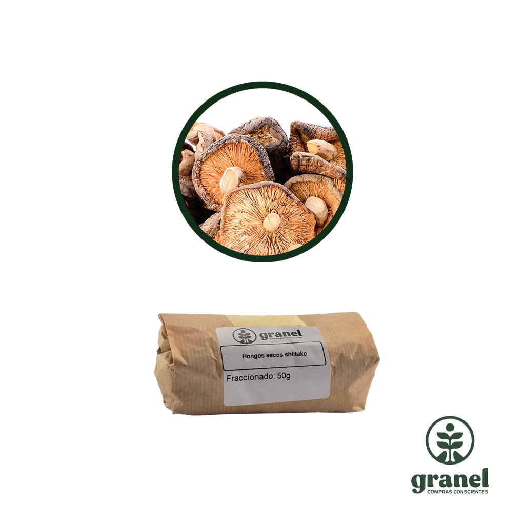 Hongos secos shiitake 50g