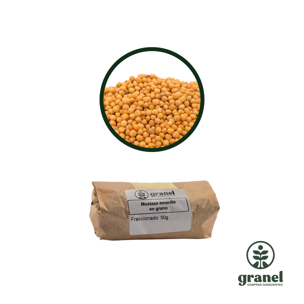 Mostaza amarilla en grano 50g