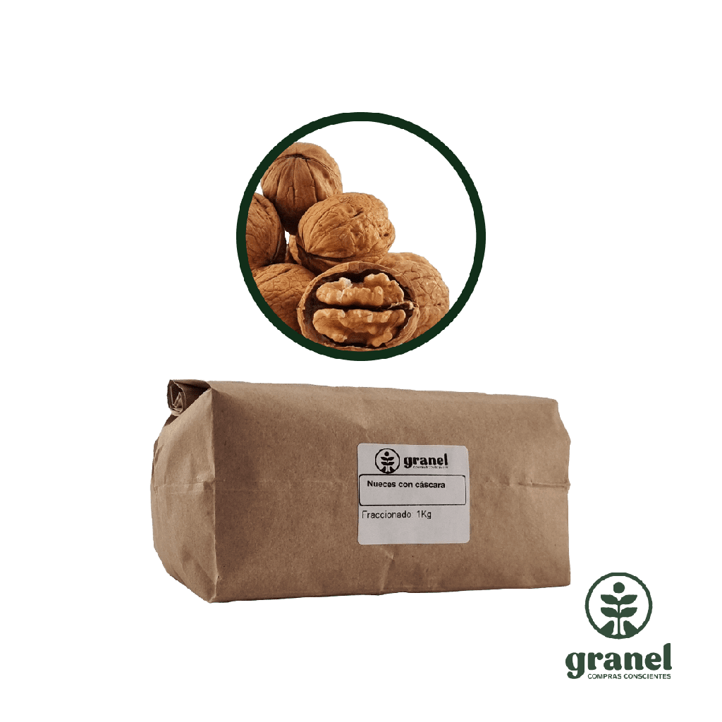 Nueces con cáscara 1kg