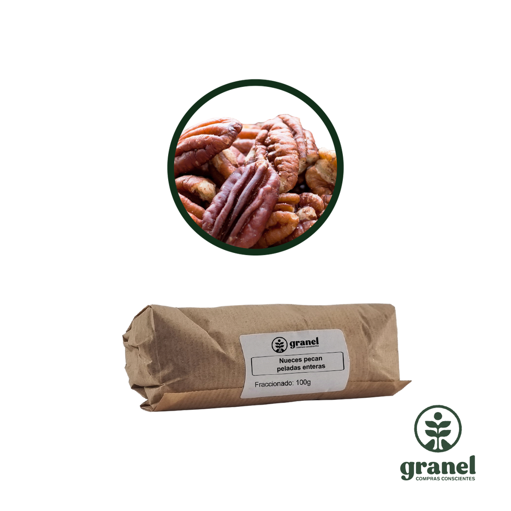 Nueces pecan peladas enteras 100g