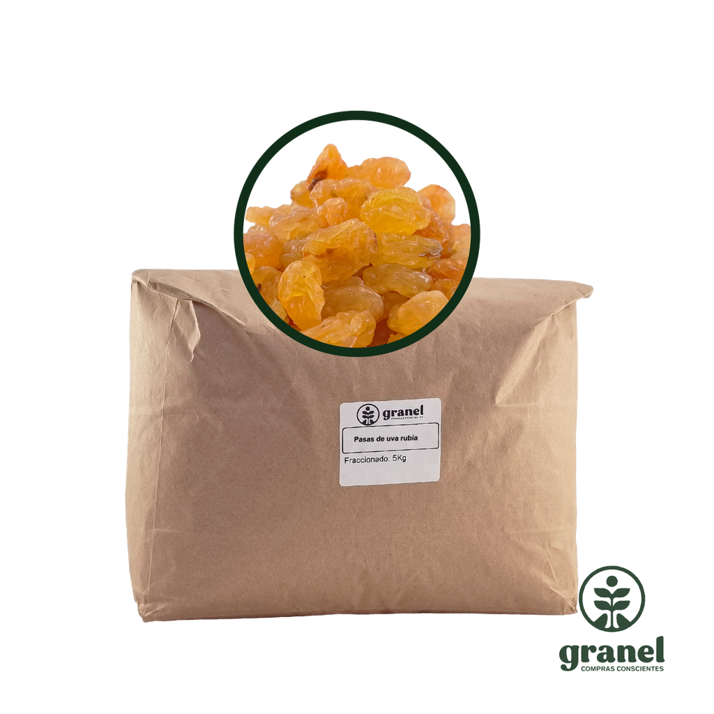 Pasas de uva rubia 5kg