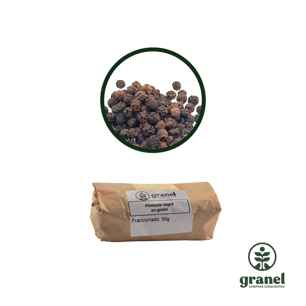 Pimienta negra en grano 50g