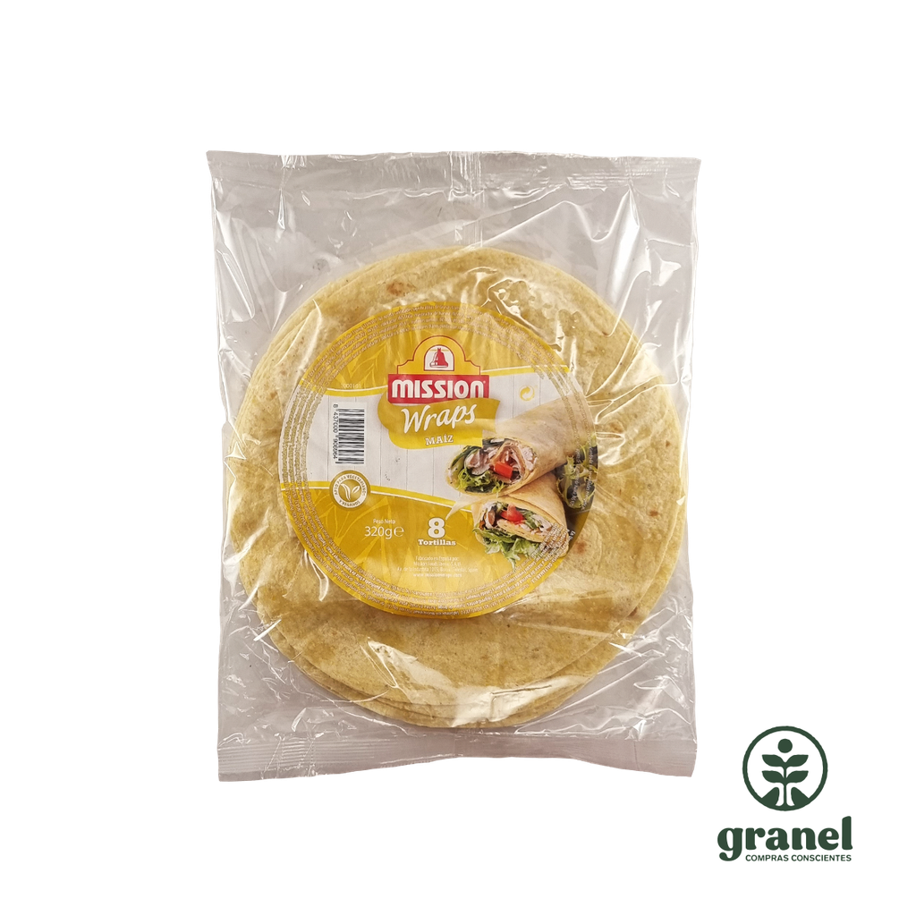 Tortillas wraps de maíz y trigo de 20cm Mission 320g