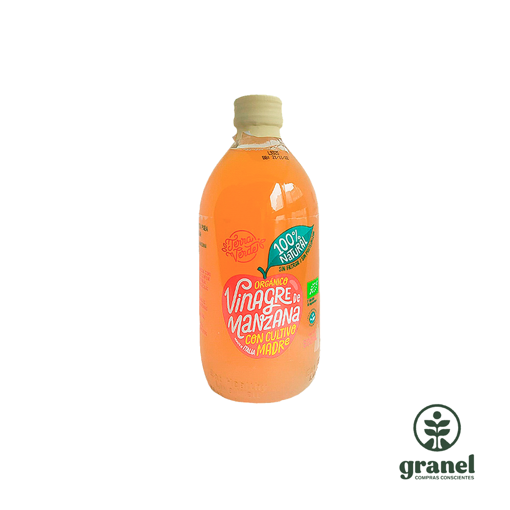 Vinagre de manzana orgánico Terra Verde 500ml