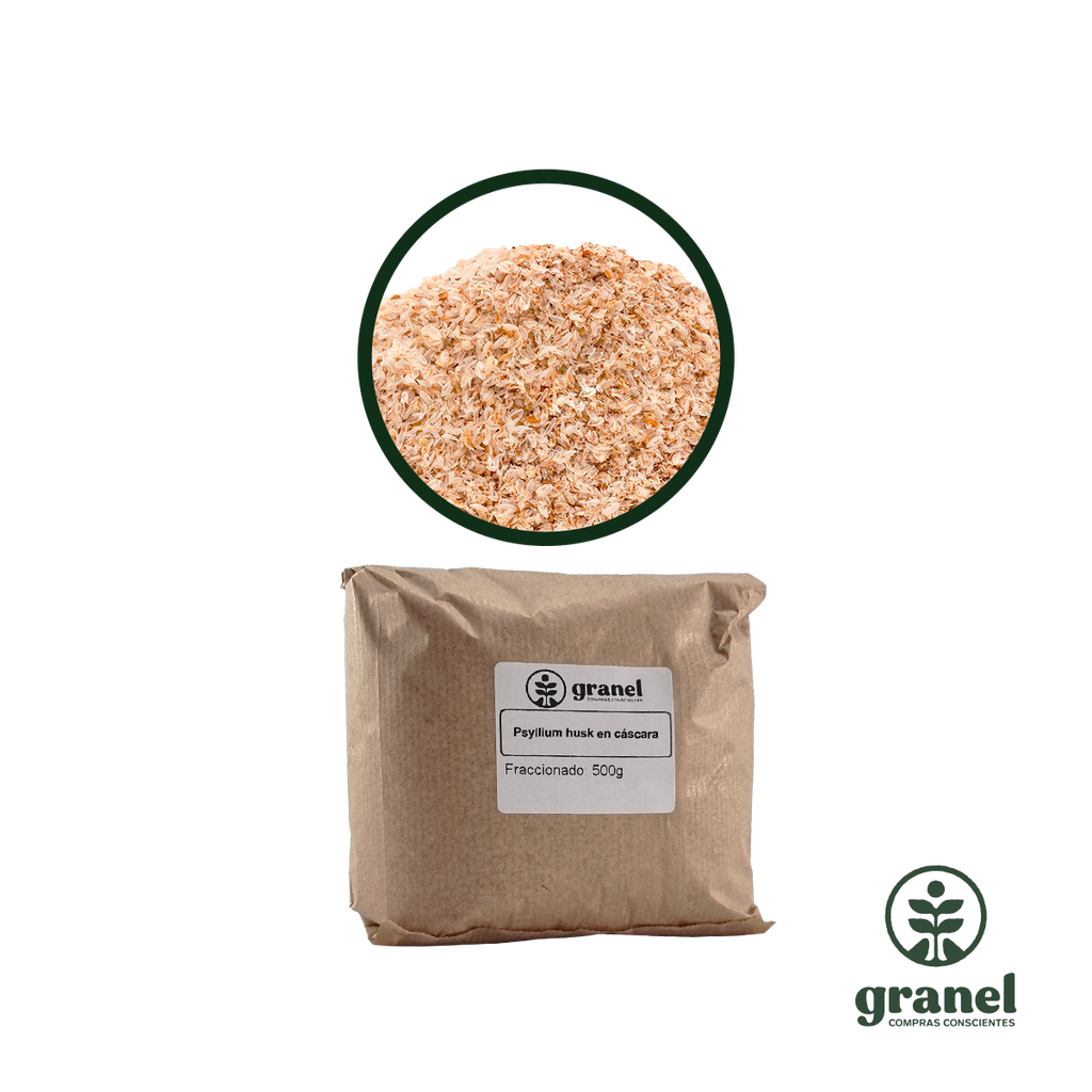 Psyllium husk en cáscara 500g