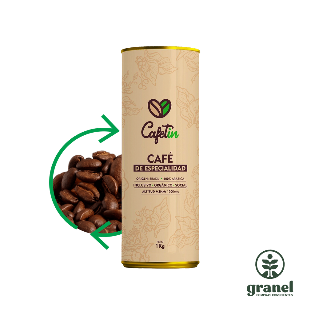 Recarga de café de especialidad orgánico Cafetín 1kg