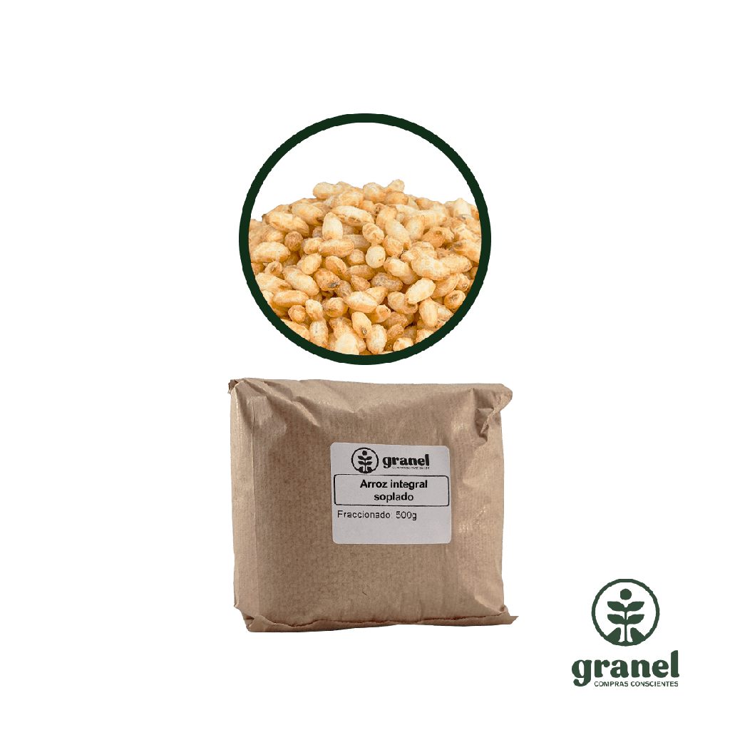 Arroz integral soplado 500g