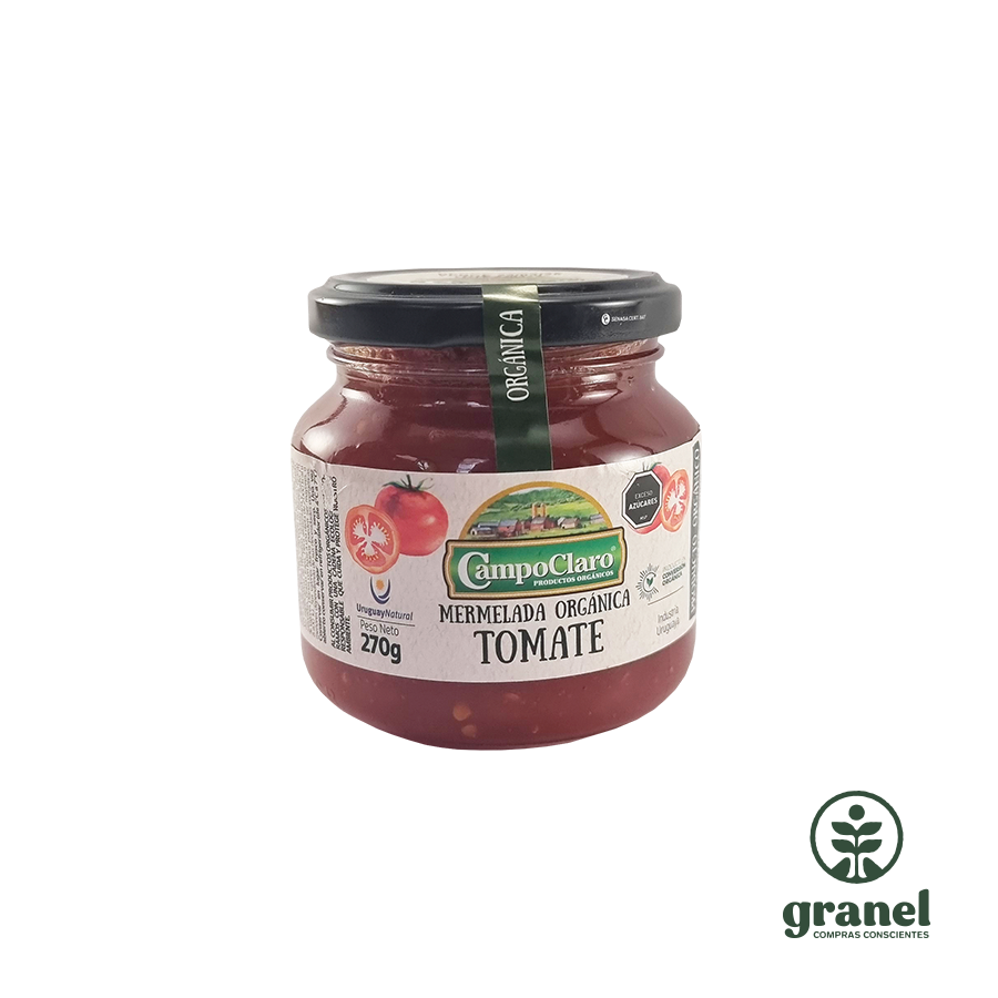 Mermelada de tomate orgánica Campo Claro 270g