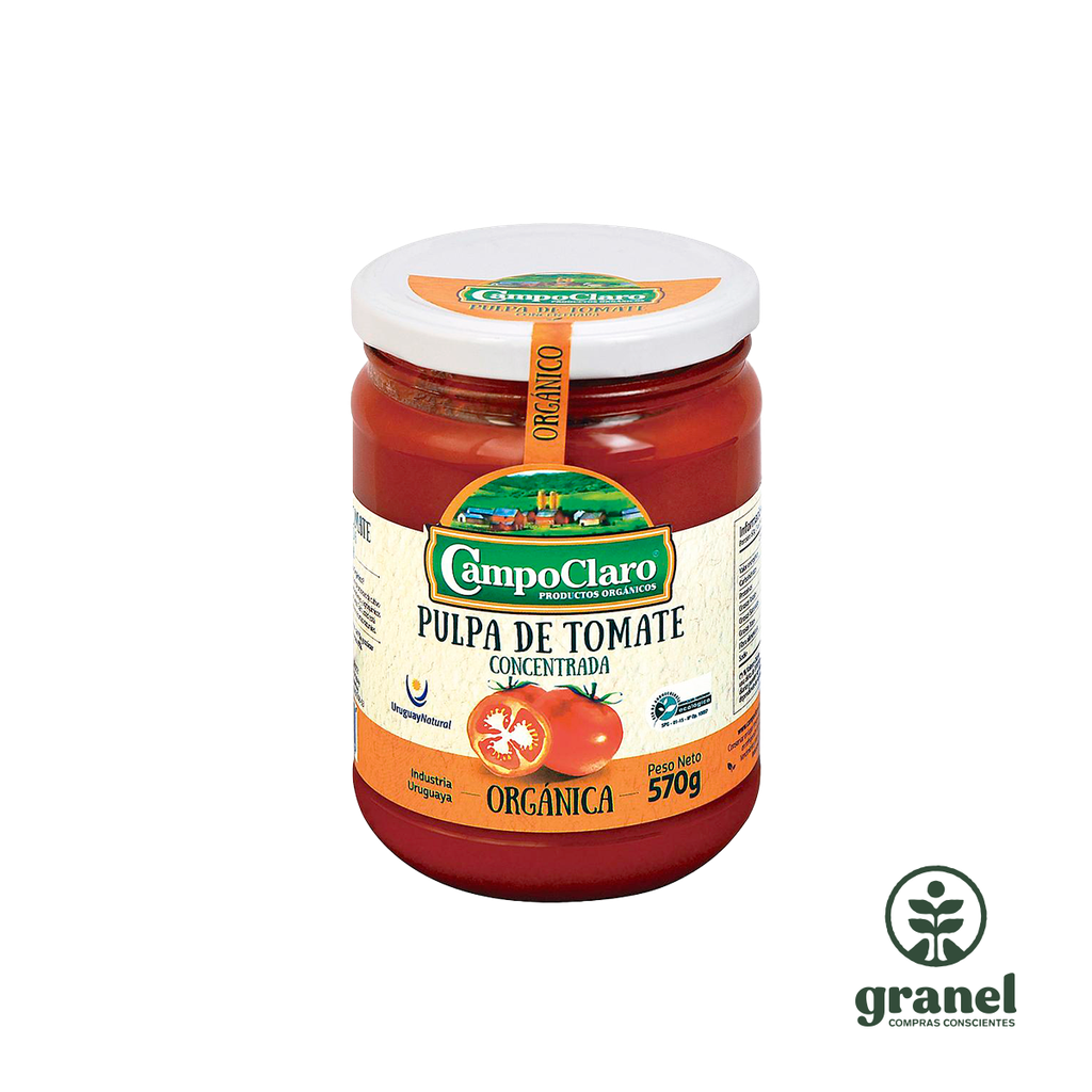 [6528] Pulpa salsa de tomates orgánica concentrada Campo Claro 570g