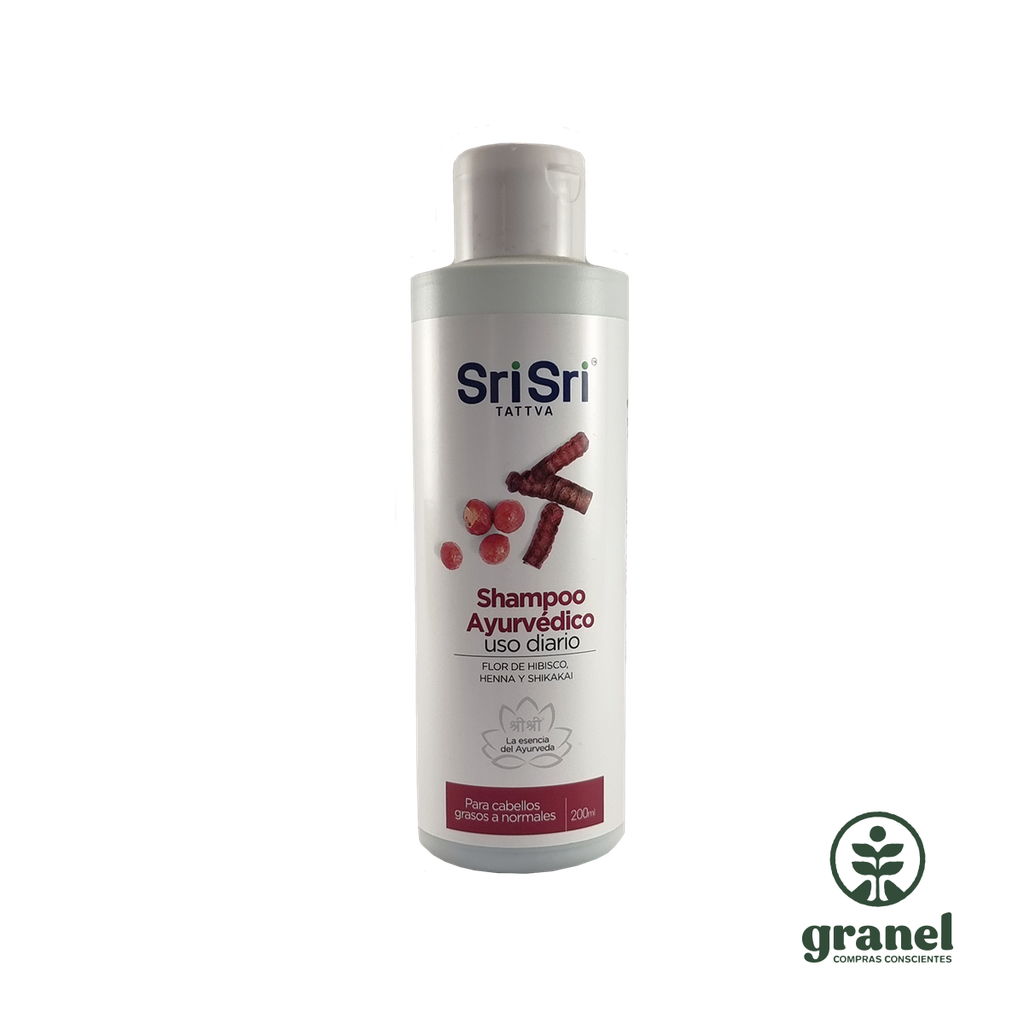 [6619] Shampoo ayurvédico de flor de hibisco Sri Sri 200ml