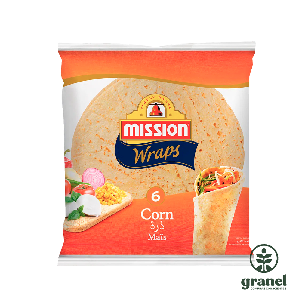 Tortillas wraps integrales de 20cm Mission 320g Granel