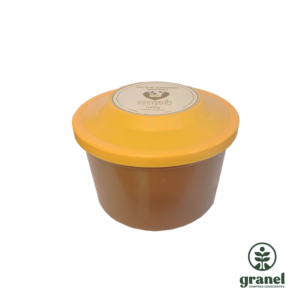 [Por encargue plazo hasta 7 días] Untable dulce de leche de almendras Corazón Contento 1kg [ARCH]