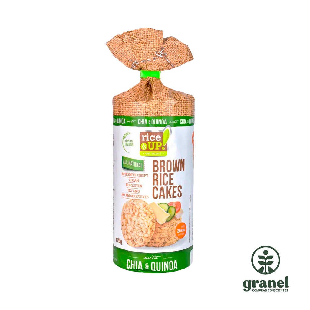 [8587] Galletas de arroz chia y quinoa Rice UP! 120g