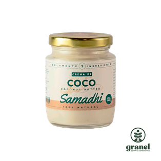 Mantequilla crema manteca de coco Samadhi 235g