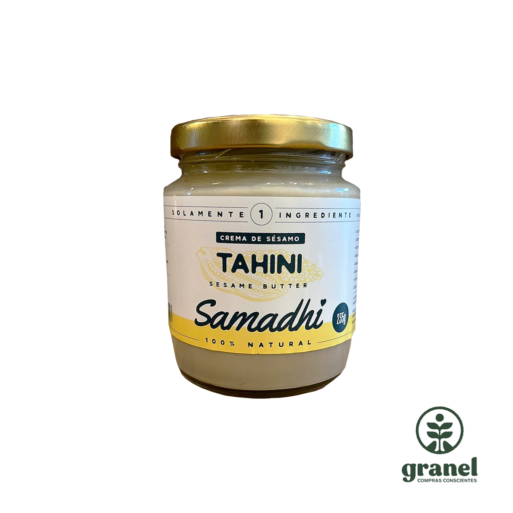[8604] Mantequilla crema manteca de sésamo tahini Samadhi 235g