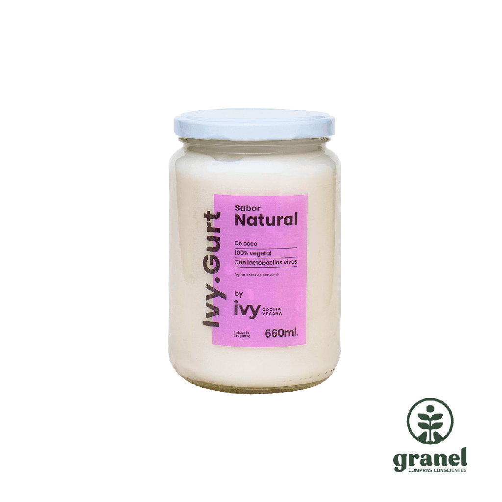 Yogur natural sin azúcar Ivy 660ml